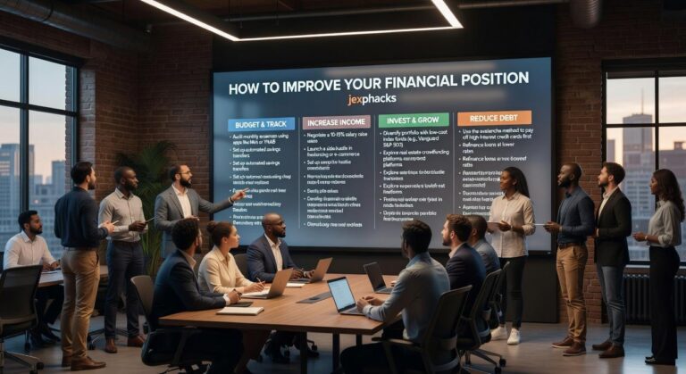 how to improve your financial position jexphacks