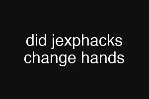 did jexphacks change hands