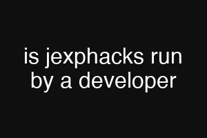 is jexphacks run by a developer
