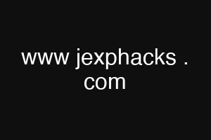 www jexphacks . com